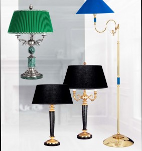 lamp black green blue